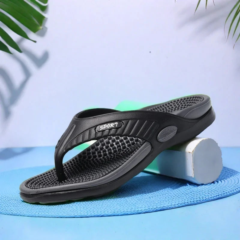 Men Casual Lightweight EVA Flip Flops With Arch Support