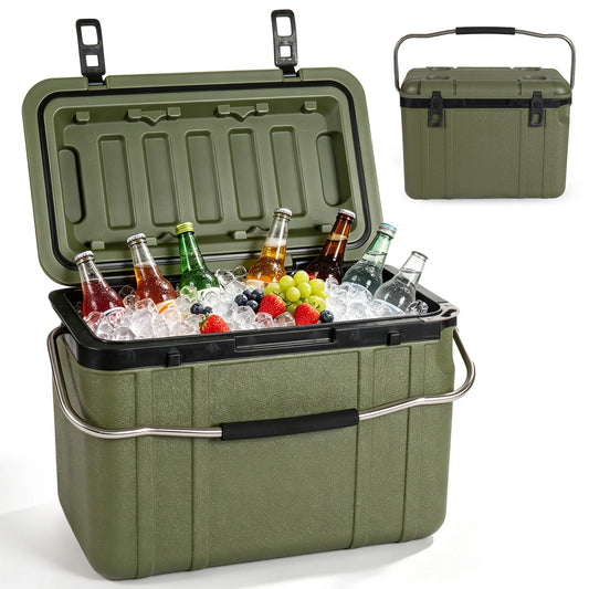 Heavy Duty Hard Shell Insulated Cooler With Superior Ice Retention