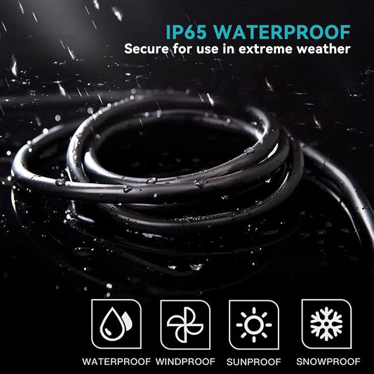 Powmr Weatherproof Solar Extension Cable With Connectors