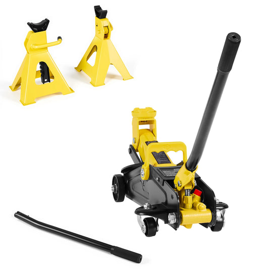 SucceBuy Low Profile Hydraulic Floor Jack For Vehicles