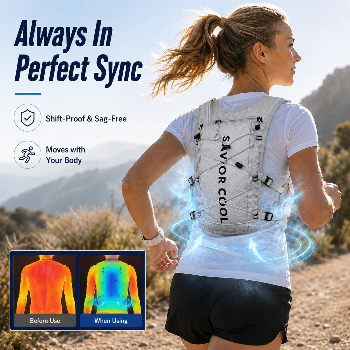 Professional Cooling Vest With Integrated Refrigeration And Water Bladder