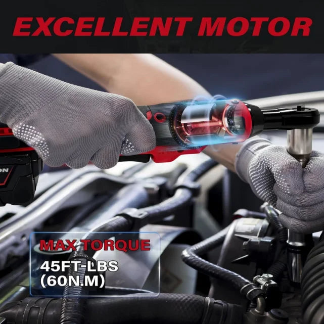 L1NXIXI Cordless Electric Ratchet Wrench Compatible With Milwaukee M18