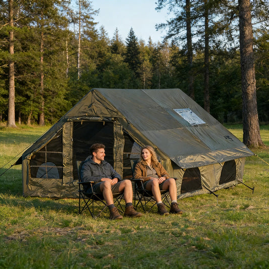 Pakicetus Four Season Inflatable Camping Tent For Outdoor Travel