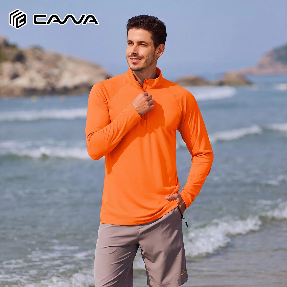 Cavva Men UPF 50 Lightweight Outdoor Long Sleeve Shirt