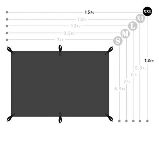 Heavy Duty Waterproof Oxford Tarpaulin Cover For Outdoor Use