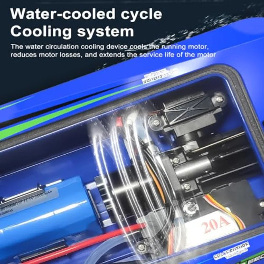 OLOEY High Speed Brushless Remote Control Boat For Outdoor Watersports