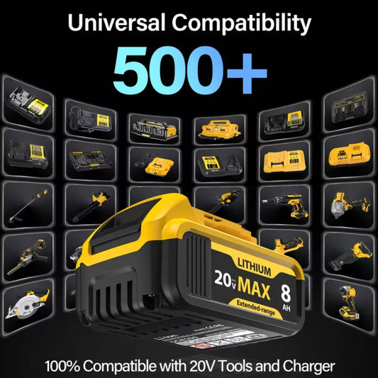 Blawhi 20V 8Ah Lithium Replacement Battery For DeWalt Tools