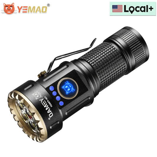 Yemao F337X Powerful Led Flashlight 3000 Lumens Rechargeable EDC Torch.