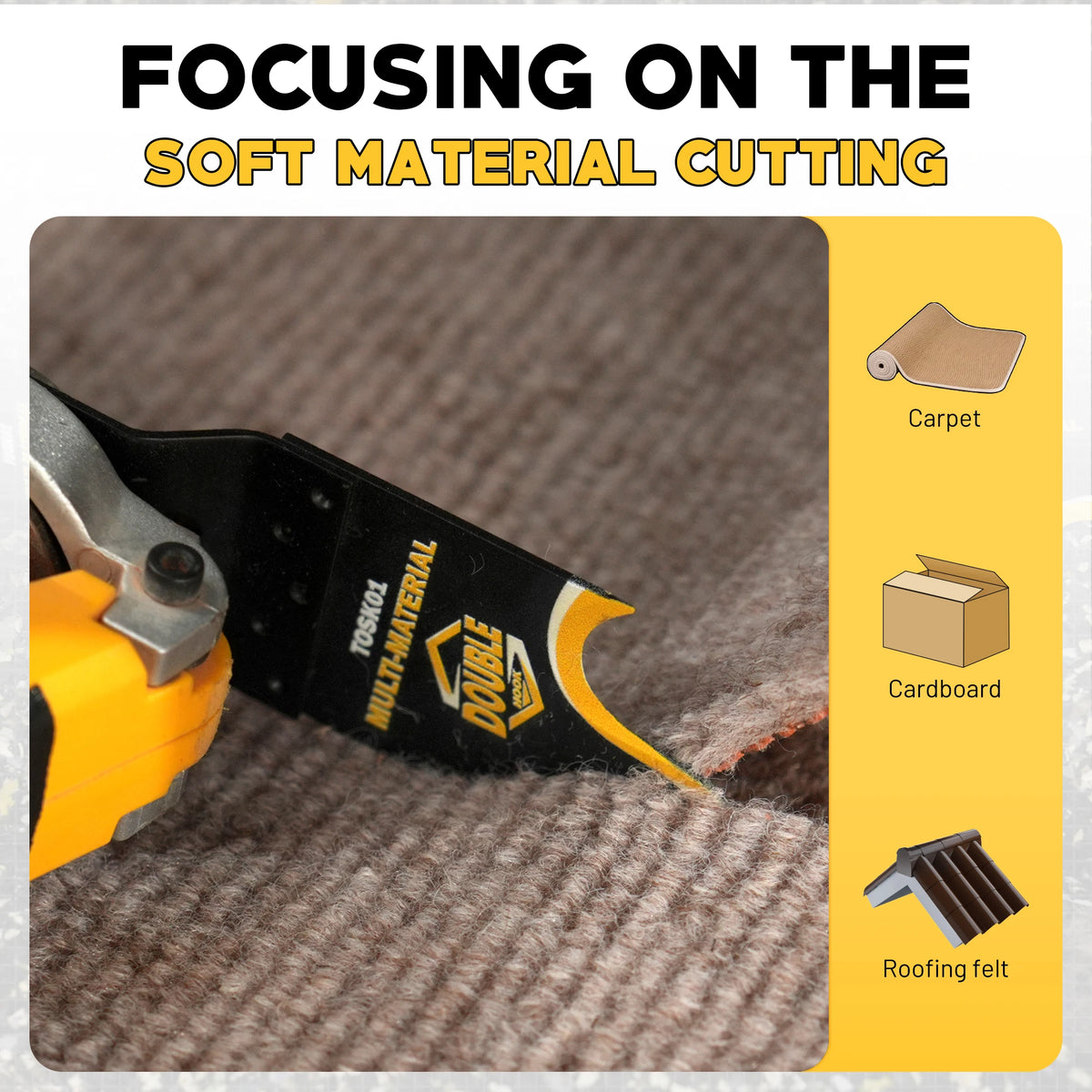 Shinyork Oscillating Multitool Saw Blades For Soft Materials