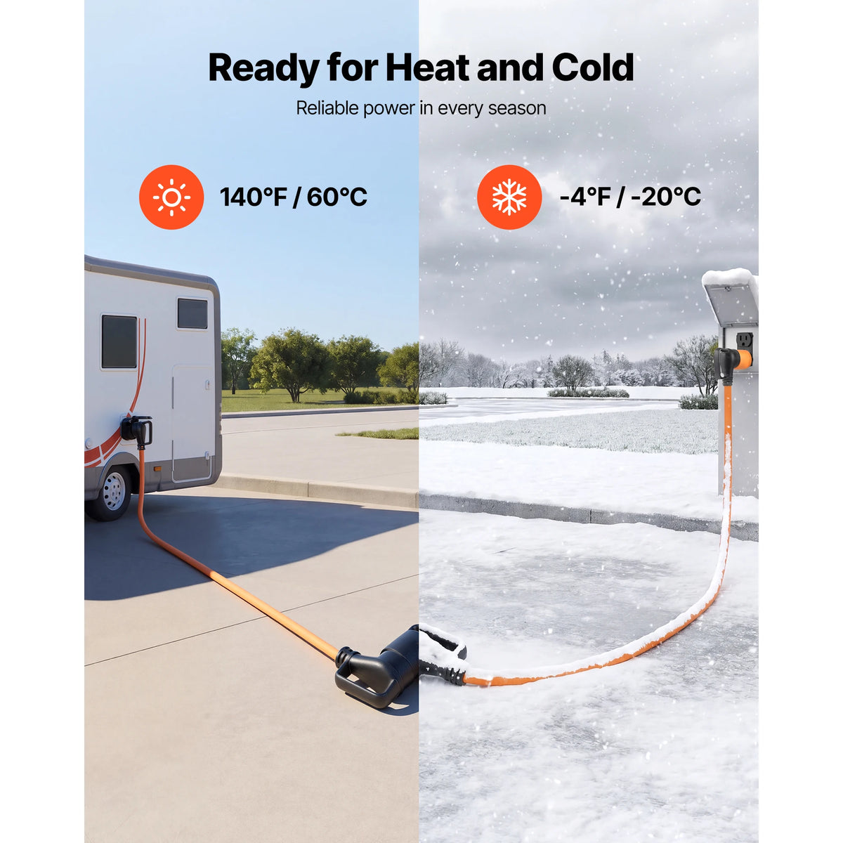 SucceBuy RV Extension Cord With Integrated Power Indicator