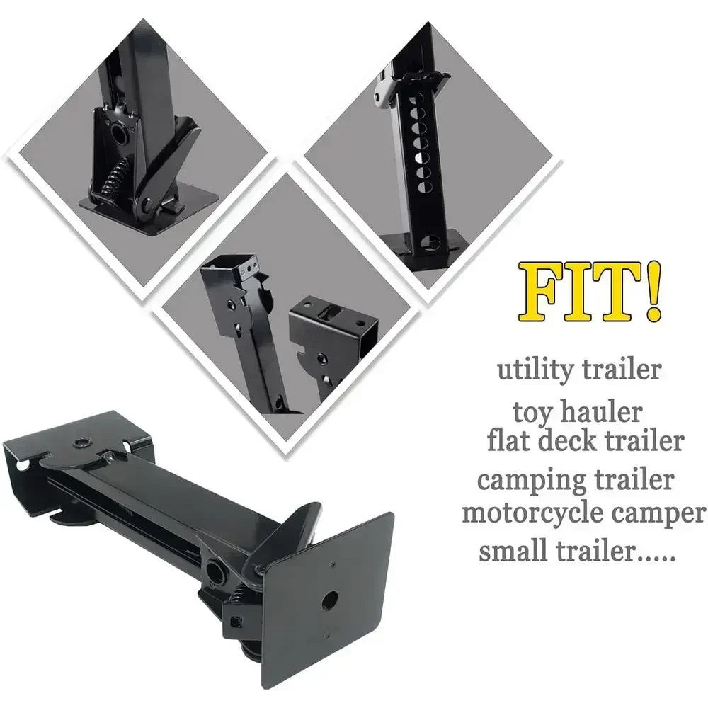 Set Of Two Folding Trailer Stabilizer Jacks For Rv Campers