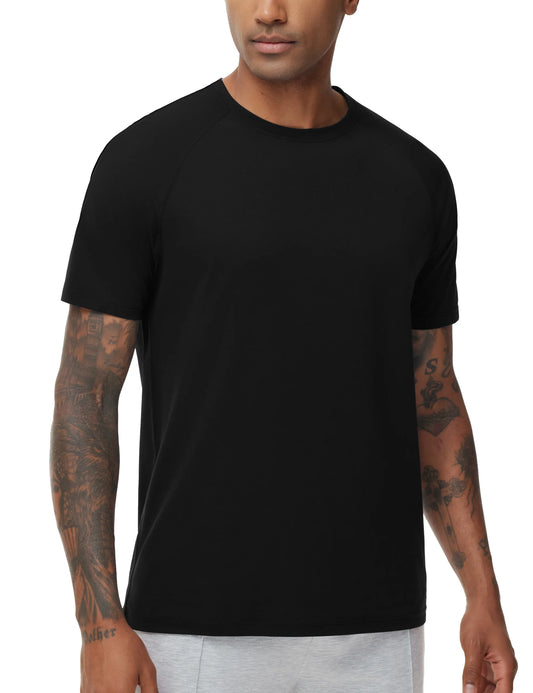 The Gym People Men Breathable UPF 50 Outdoor Athletic Shirt
