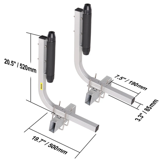 SucceBuy Adjustable Boat Trailer Guide Poles Galvanized Steel Ski Sailboat