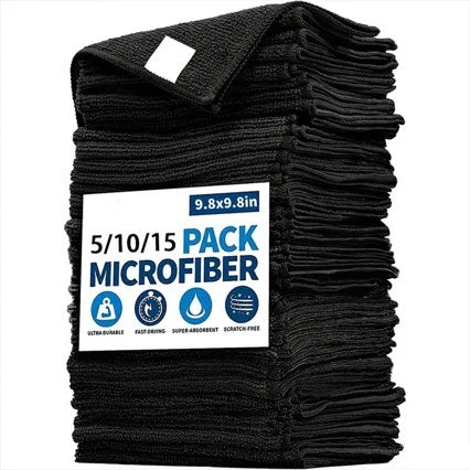 Soft Absorbent Polyester Cleaning Cloths For Home And Auto Care