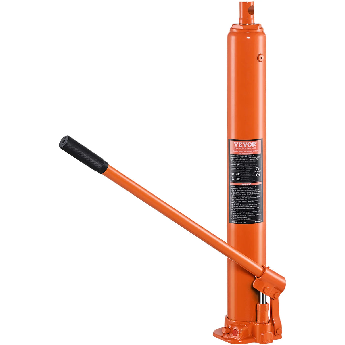SucceBuy Hydraulic Long Ram Cylinder Engine Hoist Jack