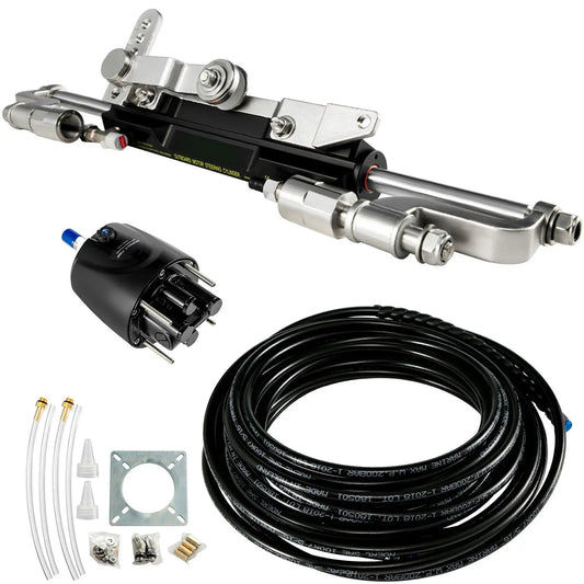 Hydraulic Outboard Steering Kit With Helm Pump For Boat