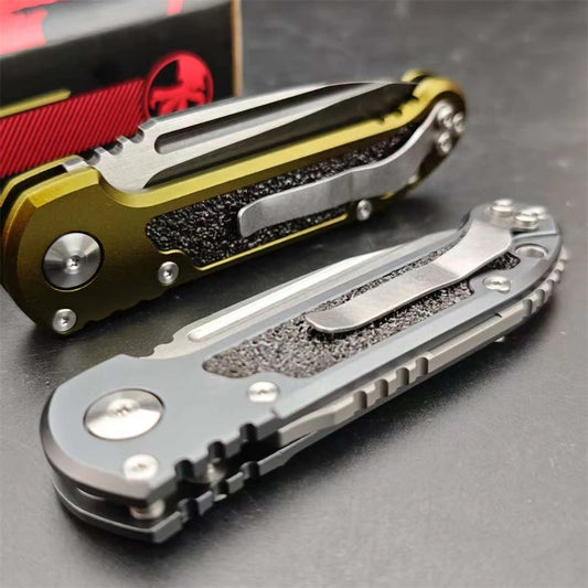 Ludt Gen III Outdoor Folding Pocket Knife With Safety Lock