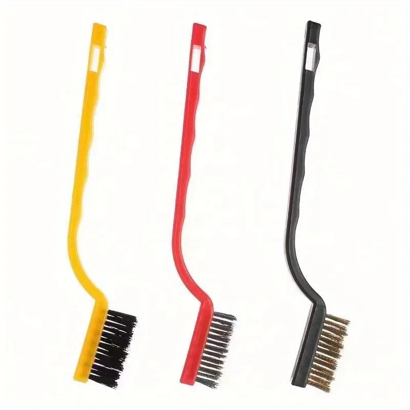 Nylon And Steel Wire Long Handle Kitchen Cleaning Brush Set