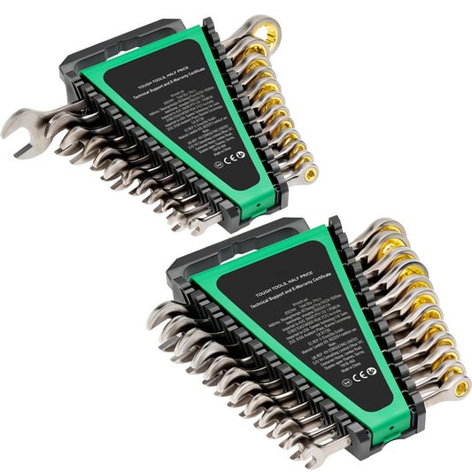 SucceBuy Chrome Vanadium Combination Ratcheting Wrench Set