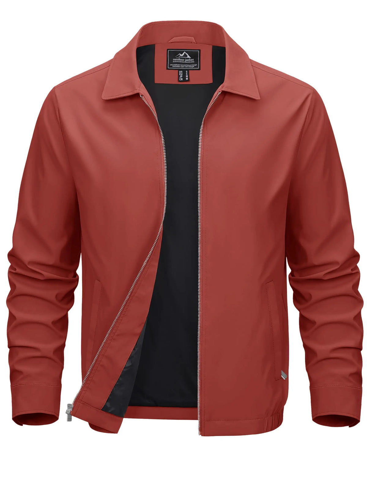 Cavva Men's Lightweight Windbreaker Jacket With Zip Pockets