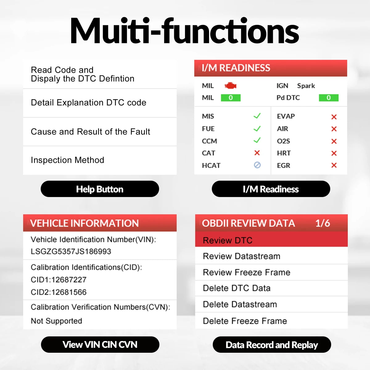 Launch Creader 529 OBD2 Scanner Automotive Diagnostic Code Reader