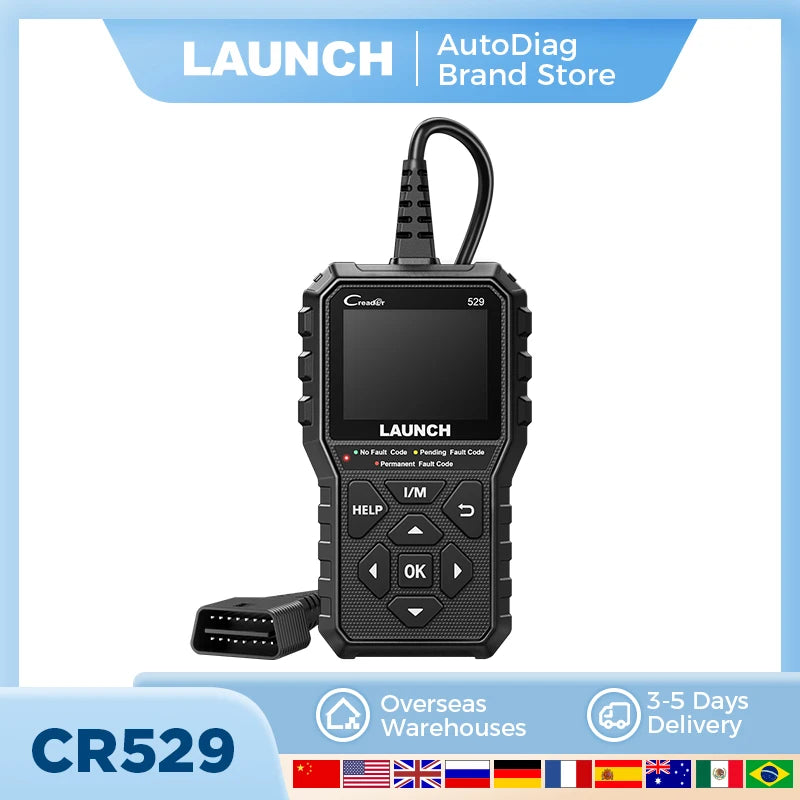Launch Creader 529 OBD2 Scanner Automotive Diagnostic Code Reader