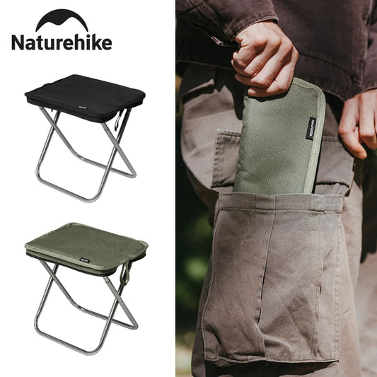 Naturehike Foldable Portable Aluminum Stool For Outdoor Travel And Fishing