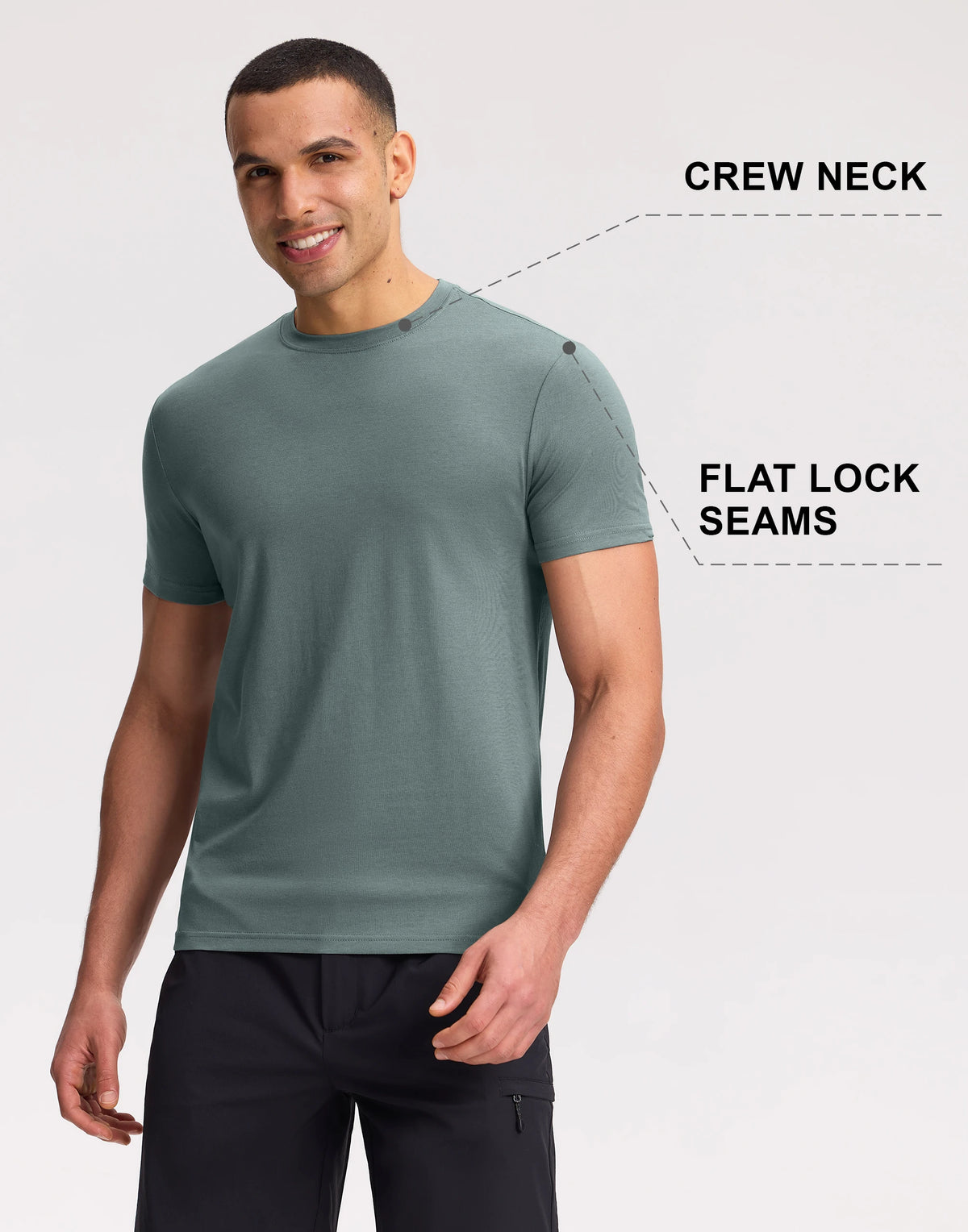Pioneer Camp Men Bamboo Viscose Soft Crew Neck Casual Tshirt
