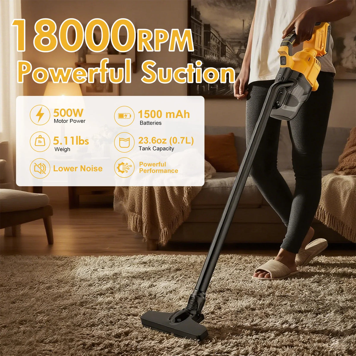 Cordless Handheld Vacuum Cleaner With Battery And Charger