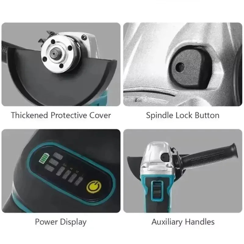 Makita Dga404 18v Brushless Cordless Angle Grinder Kit