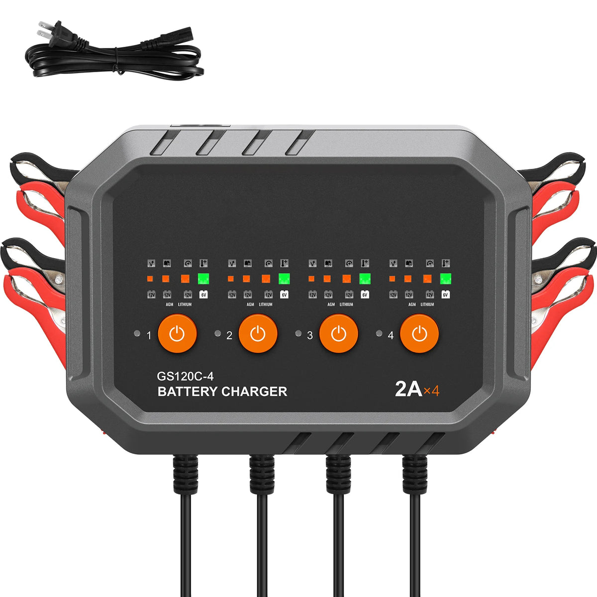 SucceBuy Automatic Battery Charger Maintainer With Desulfator Function