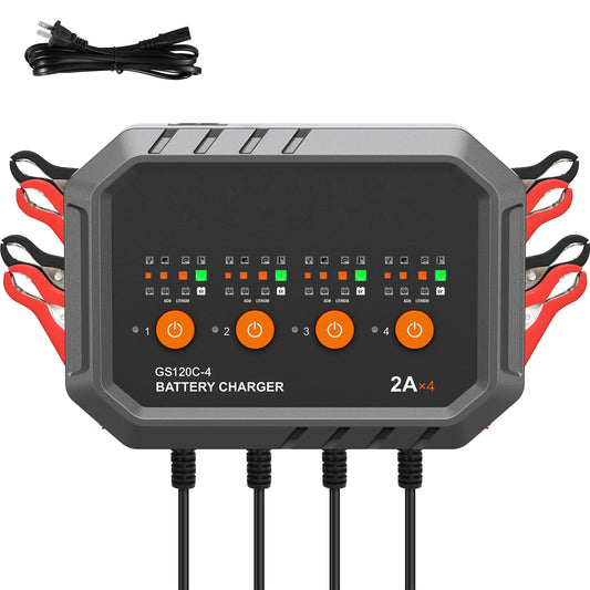 SucceBuy Automatic Battery Charger Maintainer With Desulfator Function