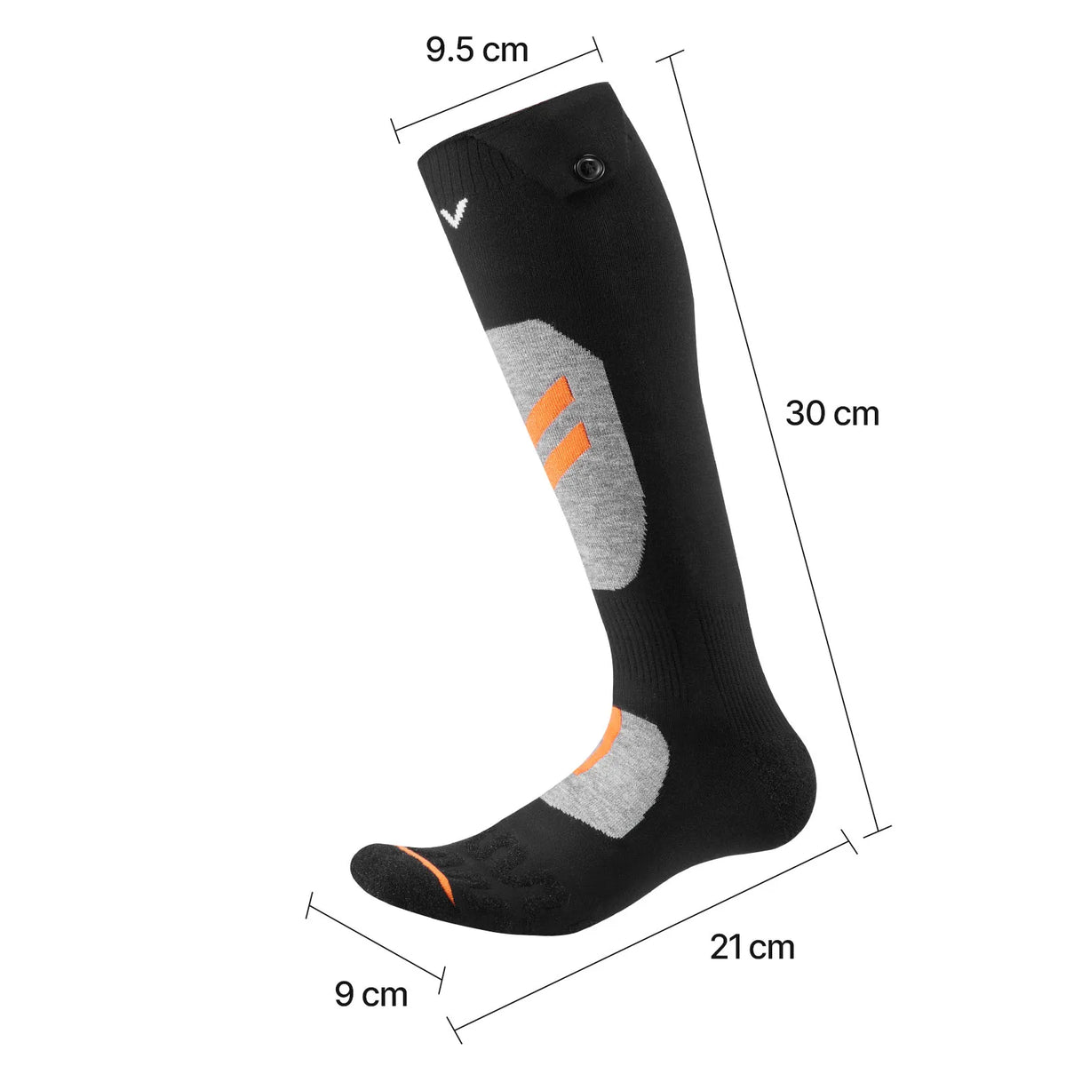 SucceBuy Heated Socks 5000mAh Rechargeable 4 Heating Levels