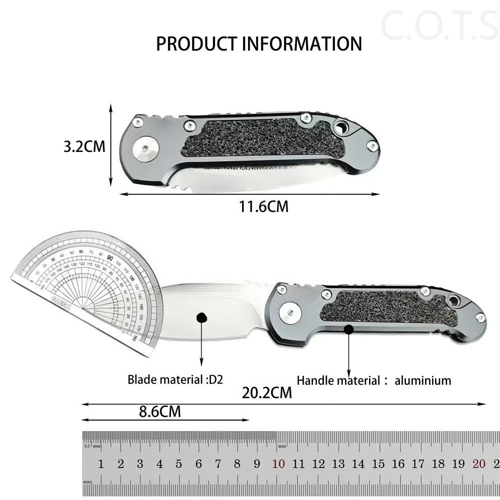 Ludt Gen III Outdoor Folding Knife With Sturdy Safety Lock