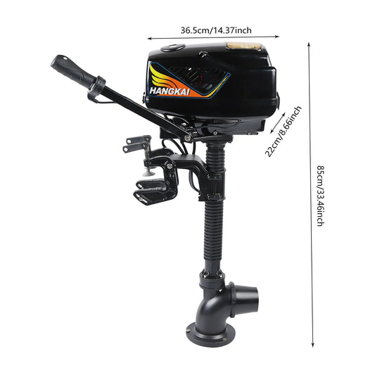 Brushless 1000W Electric Outboard Motor With Aluminum Body