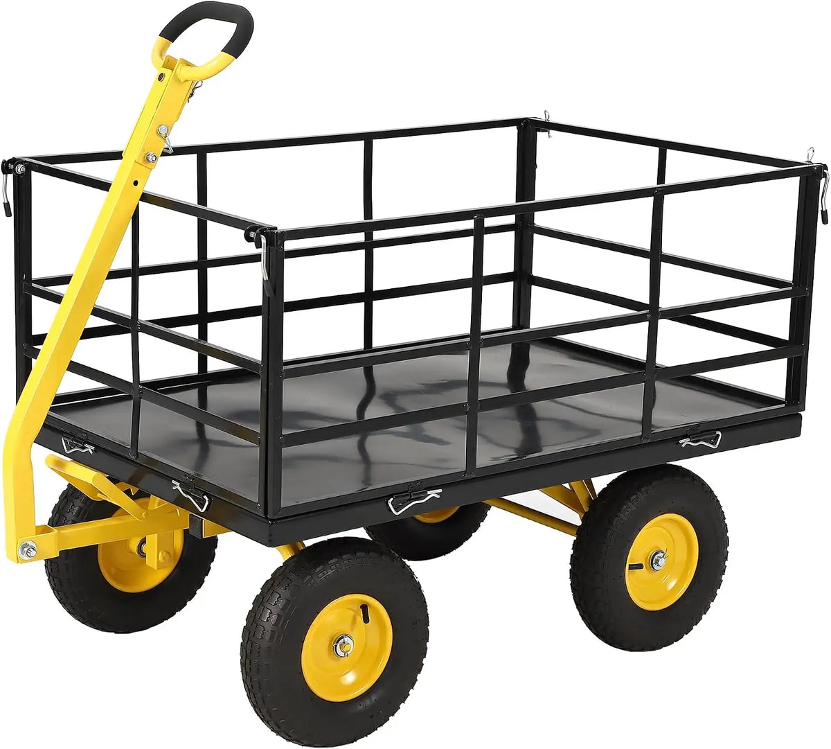 Twister.Ck Heavy Duty Steel Mesh Garden Utility Cart