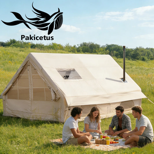 Pakicetus Four Season Inflatable Camping Tent For Outdoor Travel
