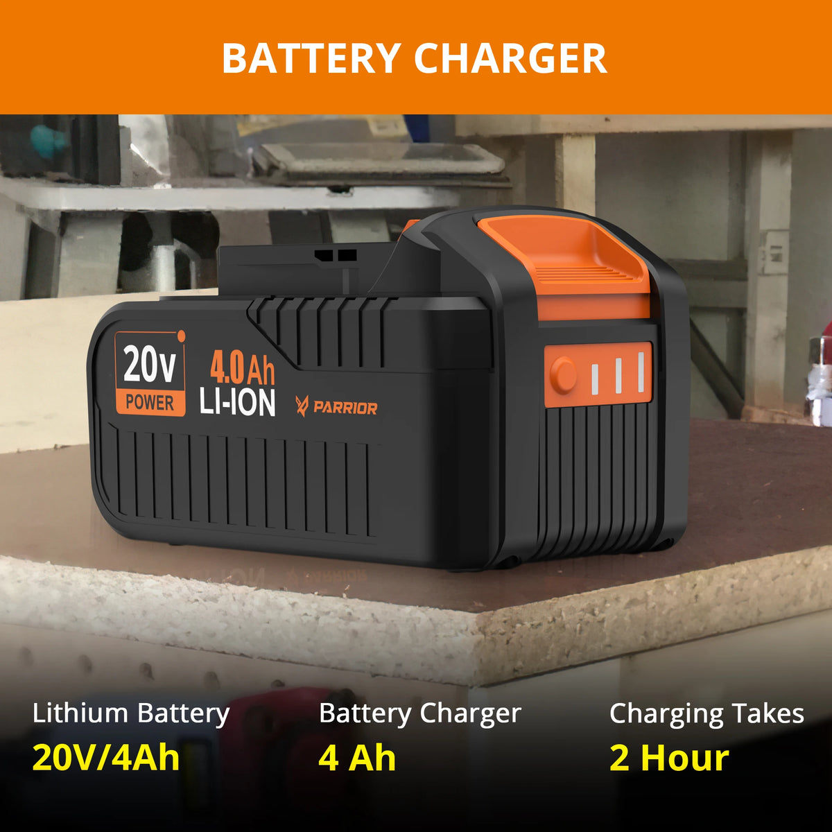 Parrior Cordless Circular Saw With Battery And Fast Charger
