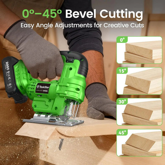Taskstar Cordless Jigsaw and Angle Grinder Options