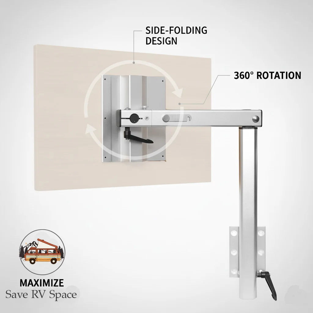 Wall Mounted Swivel Folding Table Leg For Boat Camper