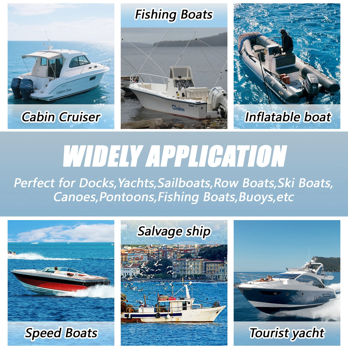 Vancus Inflatable Boat Fenders For Docking With Ropes And Pump