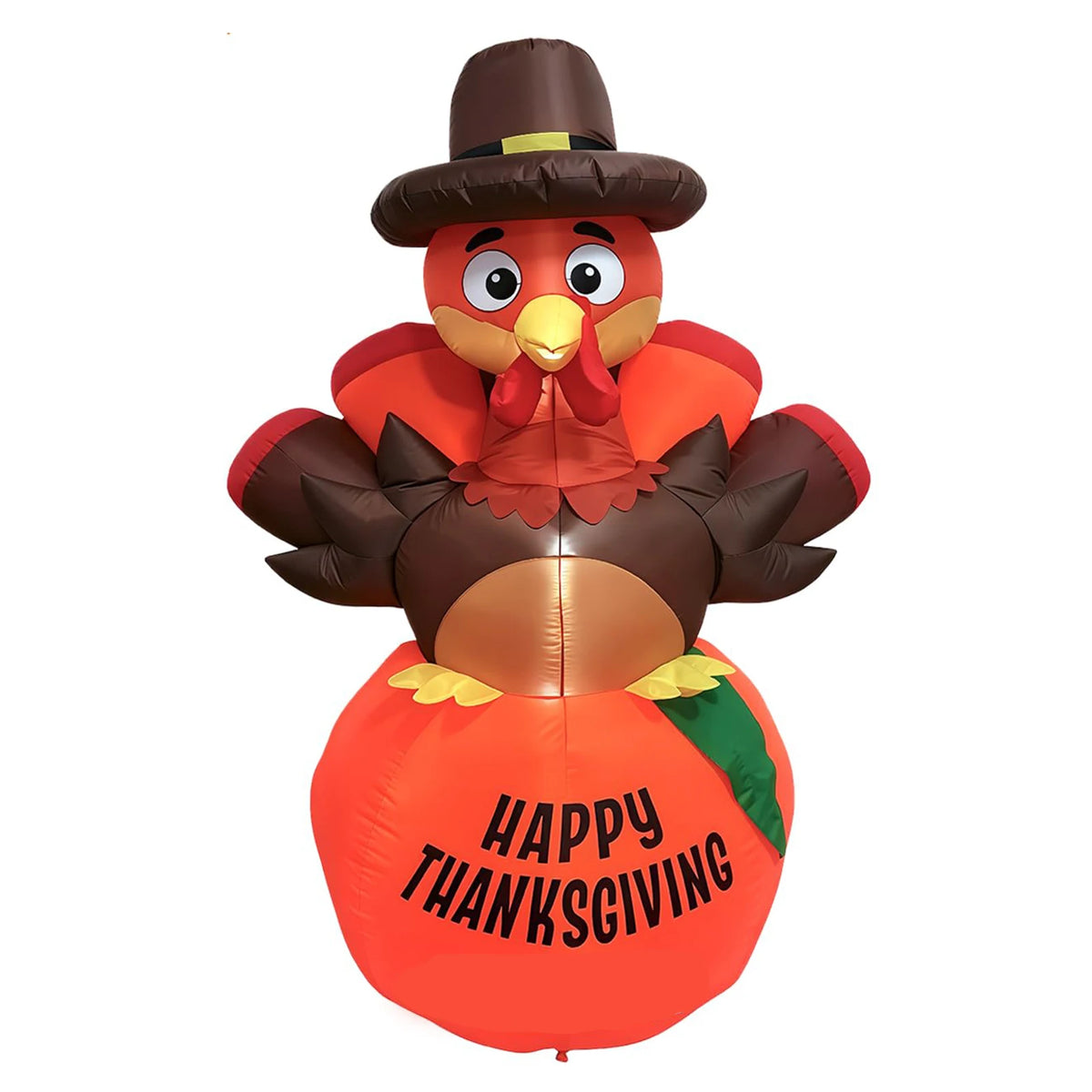 HiMiss Thanksgiving Pumpkin Turkey Inflatable Yard Decor