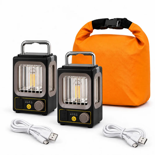 Zoe Rechargeable Solar Camping Lantern LED Light With Adjustable Brightness