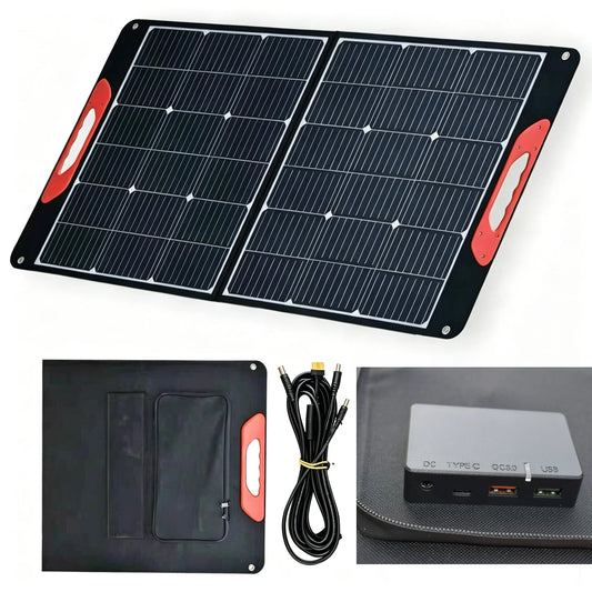 Jingyangpv ETFE Portable Folding Solar Panel USB Type C Charging