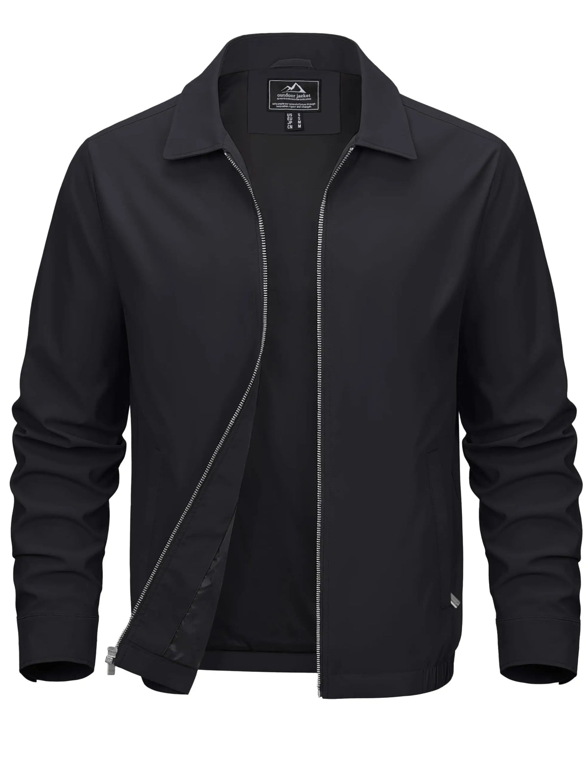 Cavva Men's Lightweight Windbreaker Jacket With Zip Pockets