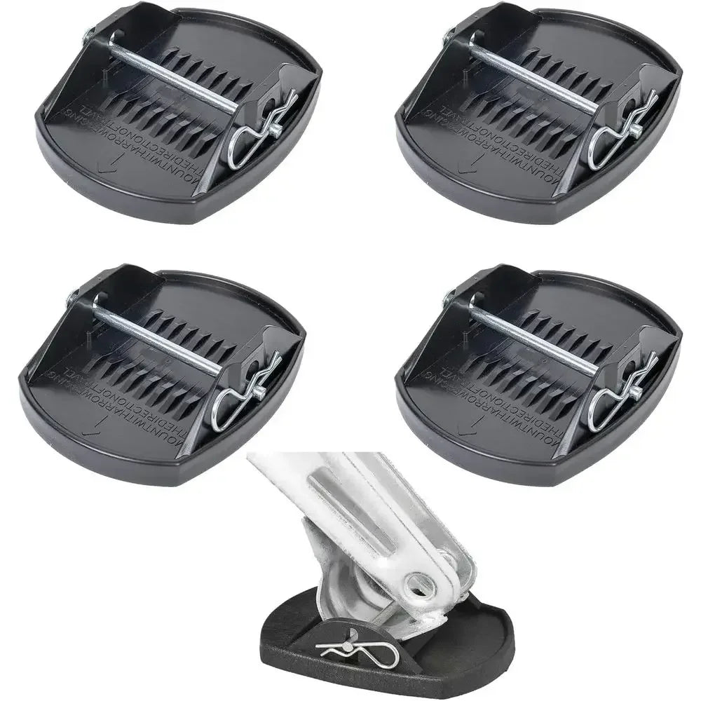 Heavy Duty RV Trailer Stabilizer Leg Anti Sink Foot Pads