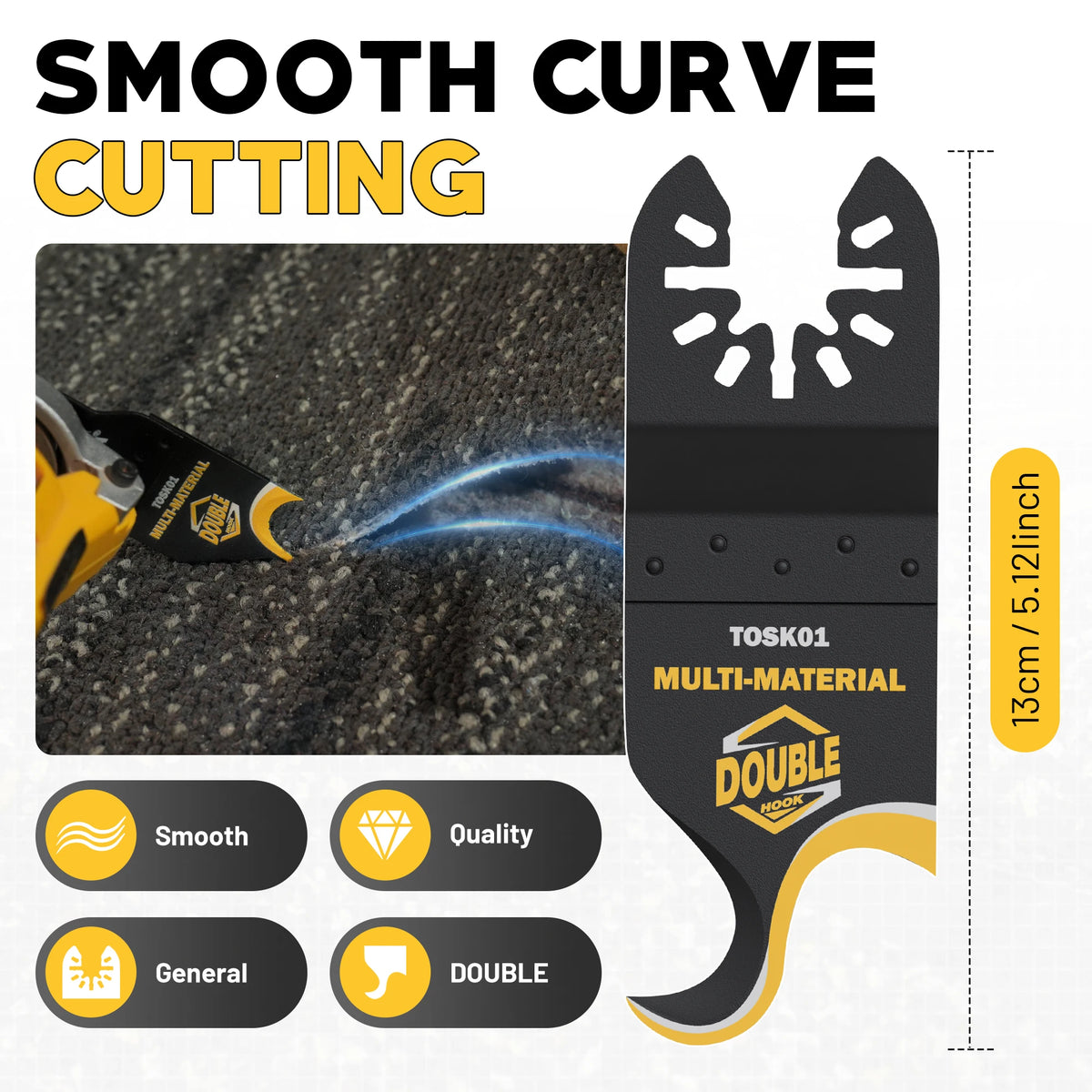 Shinyork Oscillating Multitool Saw Blades For Soft Materials