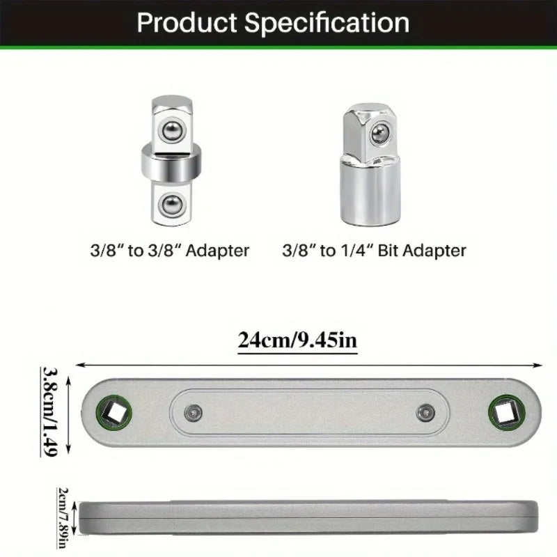 Ergonomic Extension Wrench Tool For Auto And Home Repairs