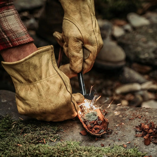 Iron Magnesium Fire Starter Kit For Camping Survival