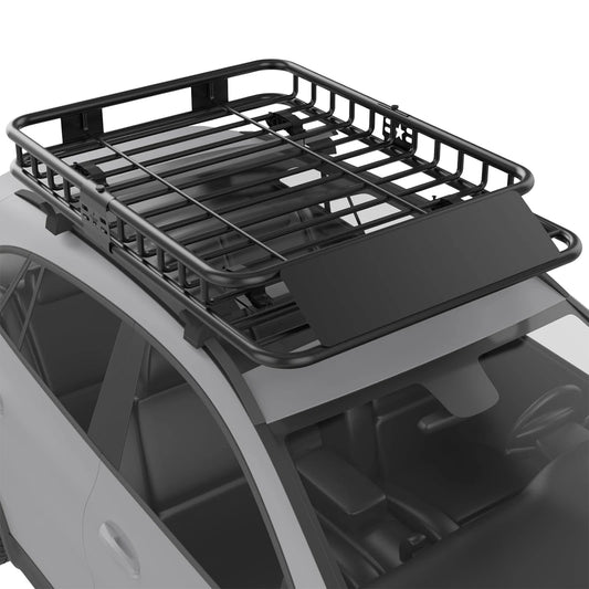 Universal Roof Rack Carrier Basket 46x36/51x36/64x39 in 200LBS Rooftop Cargo Rack Heavy Duty Car Top Luggage Holder SUV Truck